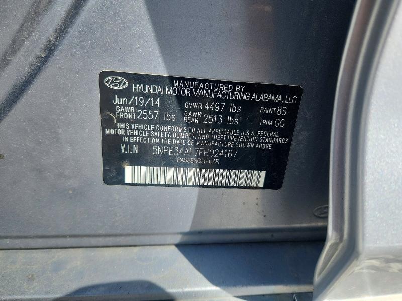 Продаж на аукціоні авто 2015 Hyundai Sonata, vin: 5NPE34AF7FH024167, номер лоту: 48762456