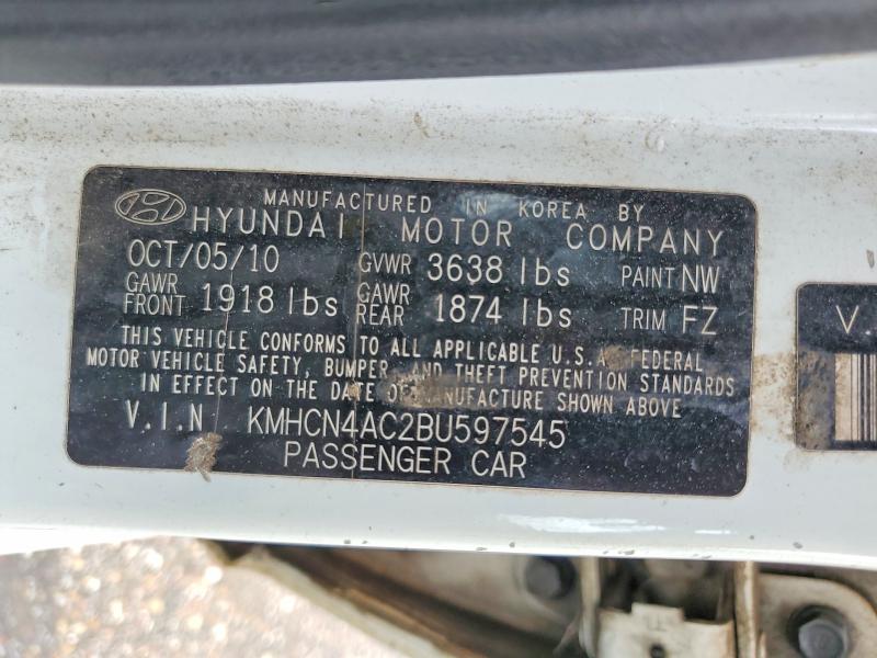 51289026 :رقم المزاد ، KMHCN4AC2BU597545 vin ، 2011 Hyundai Accent مزاد بيع