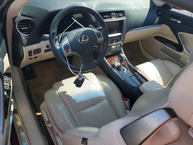 51698896 :رقم المزاد ، JTHFF2C20C2521826 vin ، 2012 Lexus Is مزاد بيع