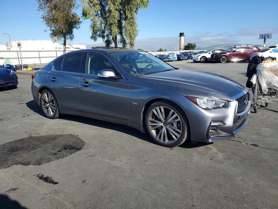 2018 Infiniti Q50 მანქანა იყიდება აუქციონზე, vin: JN1EV7AP1JM358734, აუქციონის ნომერი: 48978406