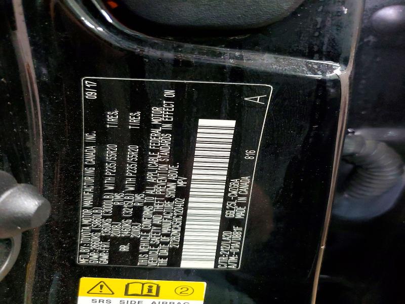 Продажа на аукционе авто 2017 Lexus Rx 350, vin: 2T2BZMCA5HC120402, номер лота: 49438536