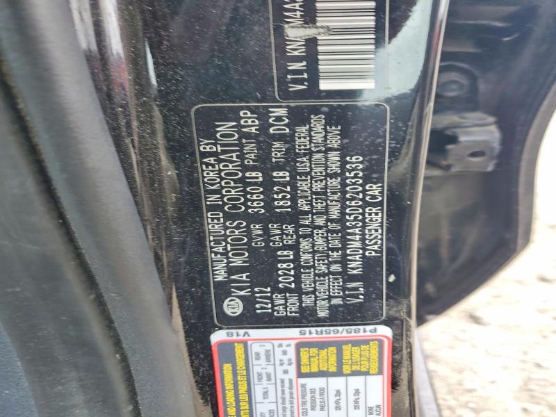 Продажа на аукционе авто 2013 Kia Rio, vin: KNADM4A35D6203536, номер лота: 51452016