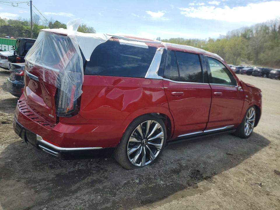 2025 Cadillac Escalade მანქანა იყიდება აუქციონზე, vin: 1GYS9CRL7SR189963, აუქციონის ნომერი: 50890446