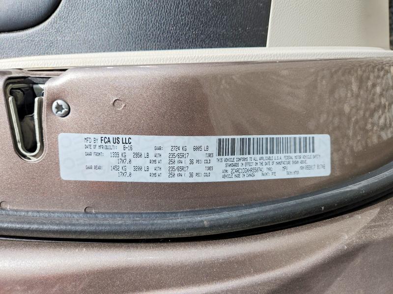 Продаж на аукціоні авто 2017 Chrysler Pacifica, vin: 2C4RC1DGXHR550741, номер лоту: 48915456