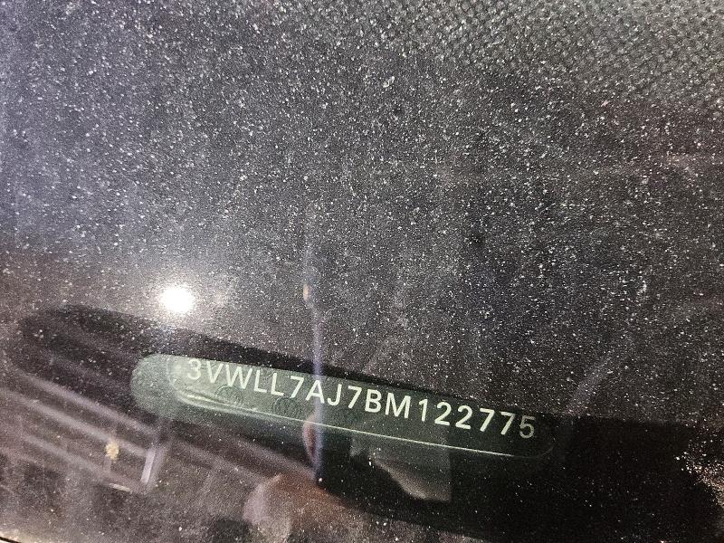 Продажа на аукционе авто 2011 Volkswagen Jetta, vin: 3VWLL7AJ7BM122775, номер лота: 47125036