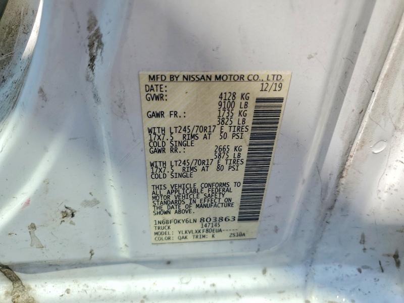 Продажа на аукционе авто 2020 Nissan Nv, vin: 1N6BF0KY6LN803863, номер лота: 51136496