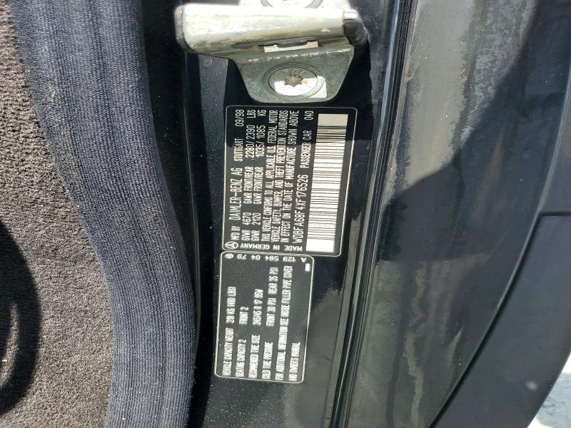 Продаж на аукціоні авто 1999 Mercedes-benz Sl, vin: WDBFA68F4XF176526, номер лоту: 48671206