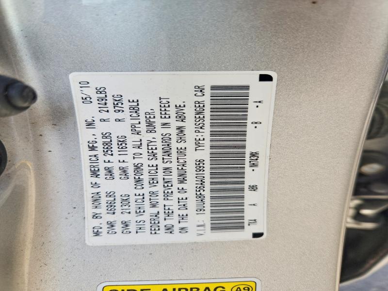Aukcja sprzedaży 2010 Acura Tl, vin: 19UUA8F56AA019956, numer aukcji: 48831976