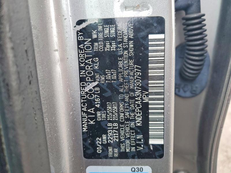 Продаж на аукціоні авто 2022 Kia Seltos, vin: KNDEPCAA3N7307977, номер лоту: 51373136