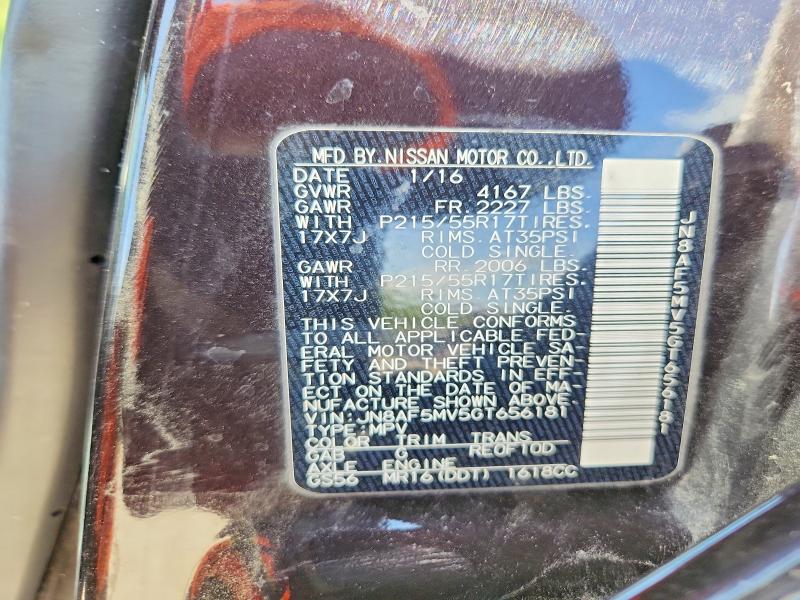 Aukcja sprzedaży 2016 Nissan Juke, vin: JN8AF5MV5GT656181, numer aukcji: 49279926