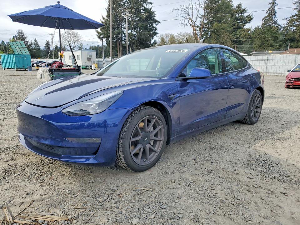 49654076 :رقم المزاد ، 5YJ3E1EA5MF991516 vin ، 2021 Tesla Model 3 مزاد بيع