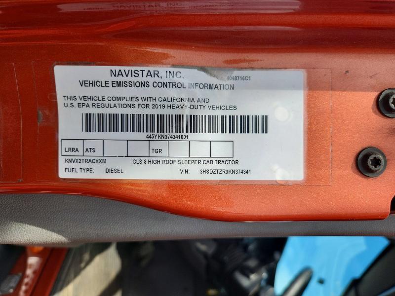 Aukcja sprzedaży 2019 International Lt625, vin: 3HSDZTZR3KN374341, numer aukcji: 50148496
