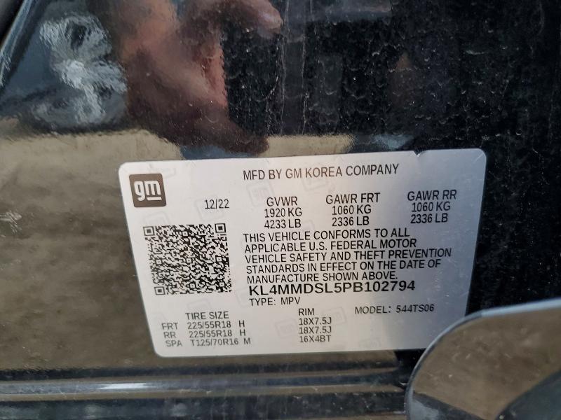 2023 Buick Encore Gx მანქანა იყიდება აუქციონზე, vin: KL4MMDSL5PB102794, აუქციონის ნომერი: 50224886