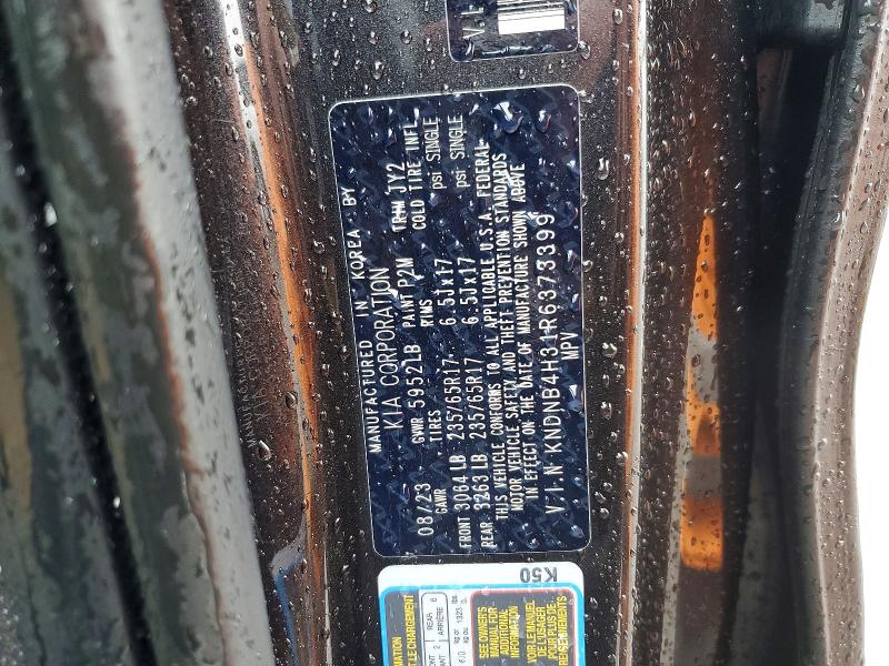 Aukcja sprzedaży 2024 Kia Carnival, vin: KNDNB4H31R6373399, numer aukcji: 50215546