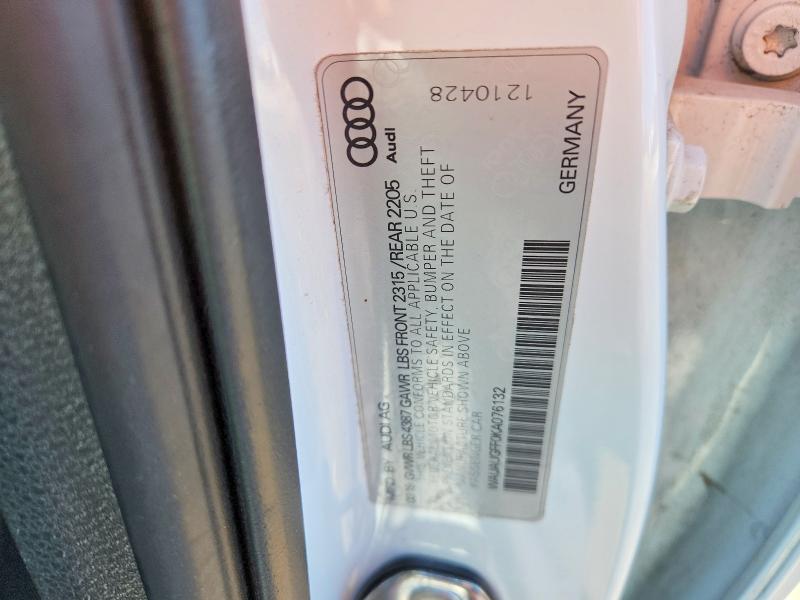Aukcja sprzedaży 2019 Audi A3, vin: WAUAUGFF0KA076132, numer aukcji: 48822476
