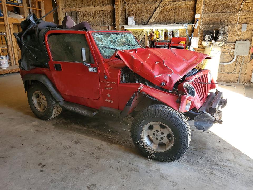 2000 Jeep Wrangler / Tj მანქანა იყიდება აუქციონზე, vin: 1J4FA49S1YP729480, აუქციონის ნომერი: 46917976