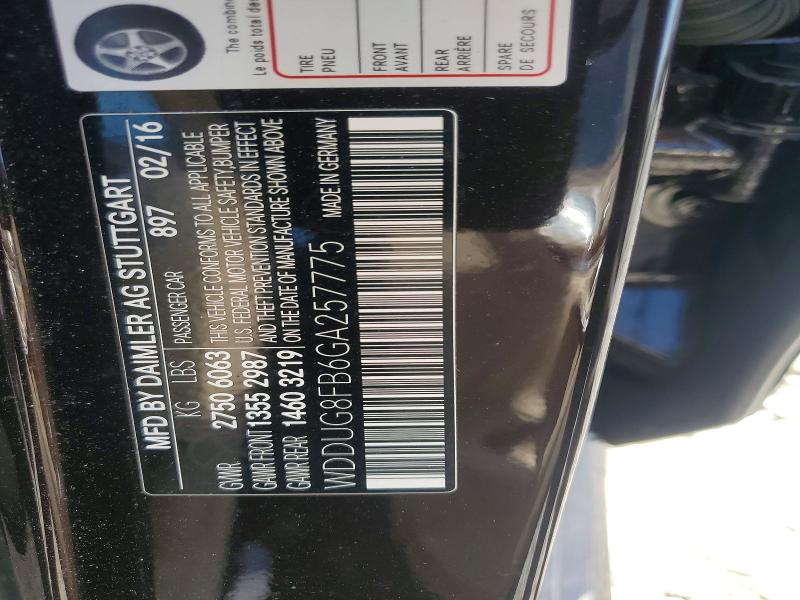 Продаж на аукціоні авто 2016 Mercedes-benz S, vin: WDDUG8FB6GA257775, номер лоту: 49659266