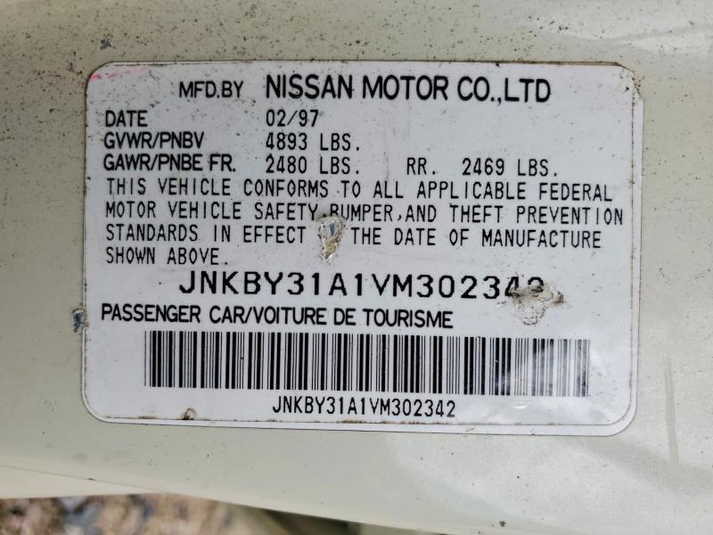 Продаж на аукціоні авто 1997 Infiniti Q45, vin: JNKBY31A1VM302342, номер лоту: 51317946