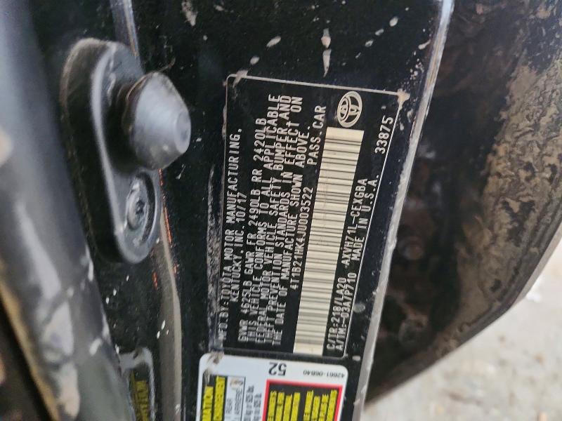 Aukcja sprzedaży 2018 Toyota Camry Hybrid, vin: 4T1B21HK4JU003522, numer aukcji: 51827026