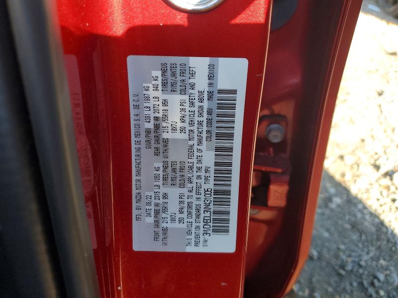 Продажа на аукционе авто 2022 Mazda Cx-30, vin: 3MVDMBDL3NM431005, номер лота: 50851596