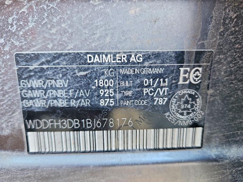 Auction sale of the 2011 Mercedes-benz B200, vin: WDDFH3DB1BJ678176, lot number: 51447136
