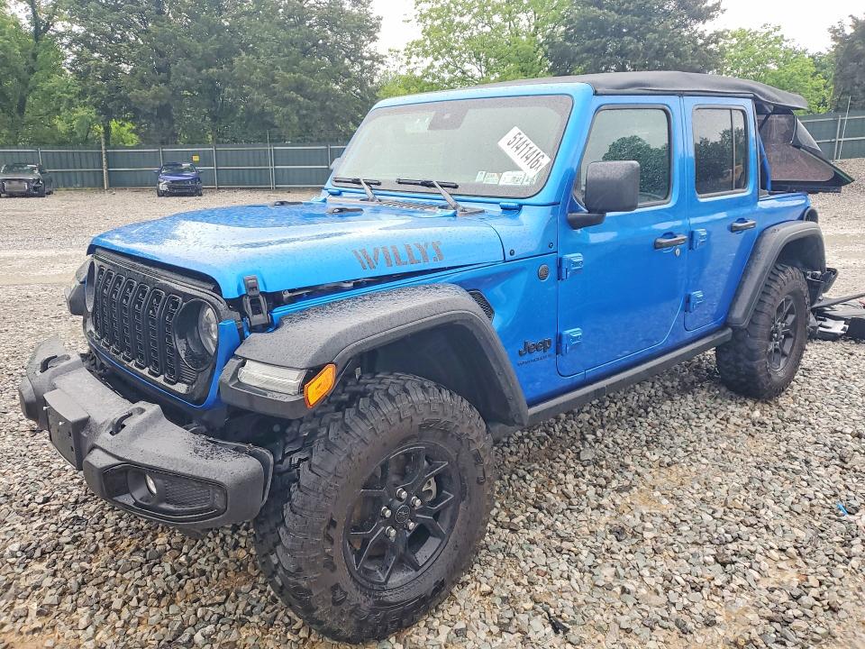 Продажа на аукционе авто 2024 Jeep Wrangler, vin: 1C4PJXDG1RW356902, номер лота: 51411416
