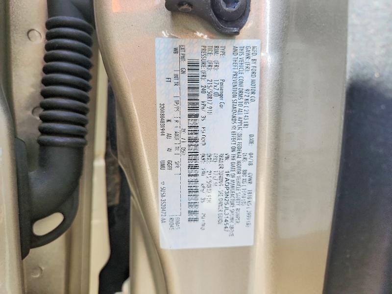 2018 Ford Focus მანქანა იყიდება აუქციონზე, vin: 1FADP3N25JL314547, აუქციონის ნომერი: 51749876
