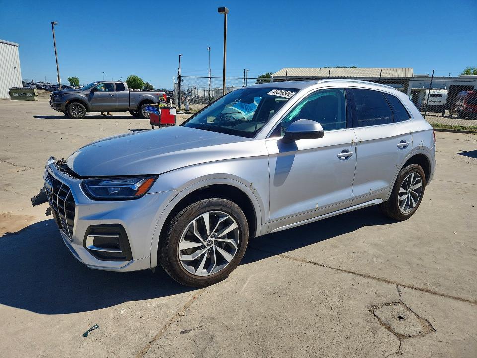 2021 Audi Q5 მანქანა იყიდება აუქციონზე, vin: WA1BAAFY3M2045009, აუქციონის ნომერი: 48305066