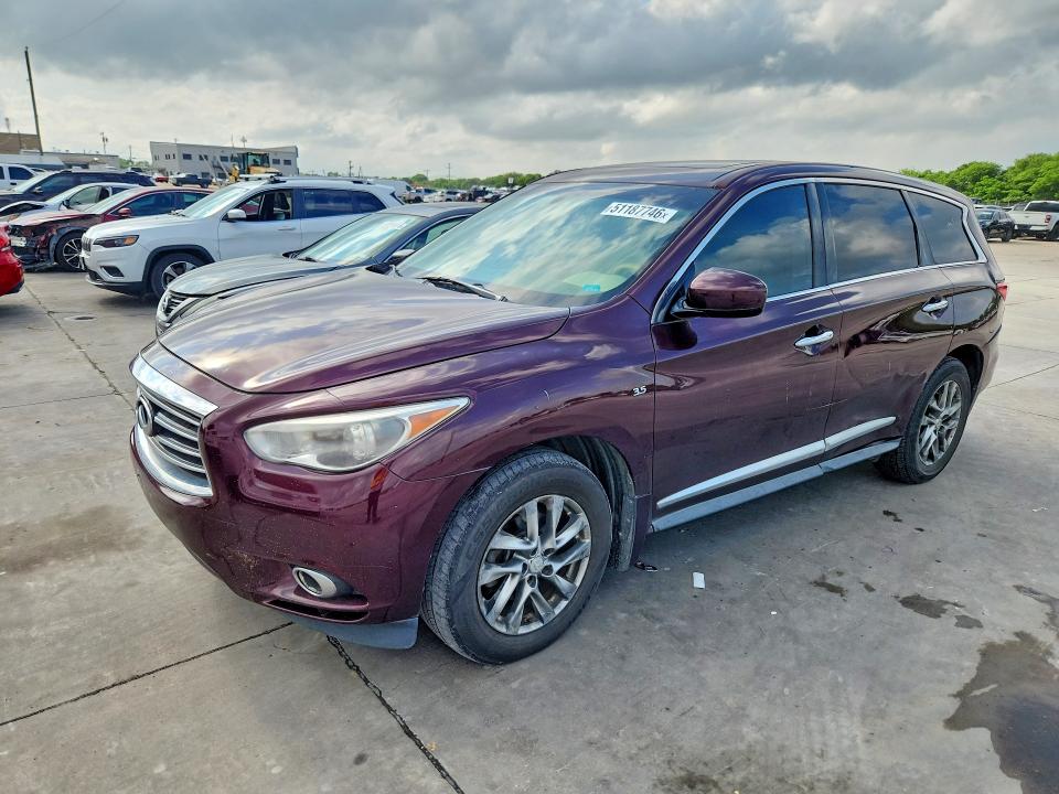 51187746 :رقم المزاد ، 5N1AL0MN3EC521135 vin ، 2014 Infiniti Qx60 مزاد بيع