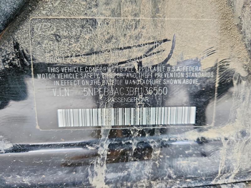 Продаж на аукціоні авто 2011 Hyundai Sonata, vin: 5NPEB4AC3BH136550, номер лоту: 50413336