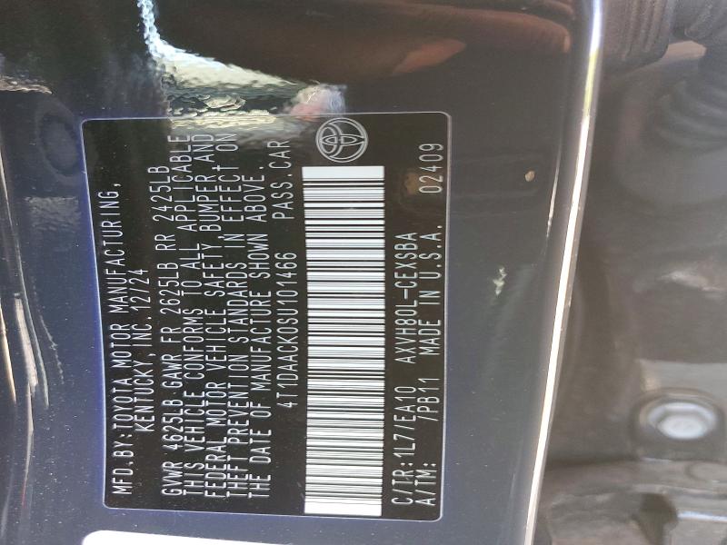 Продажа на аукционе авто 2025 Toyota Camry, vin: 4T1DAACK0SU101466, номер лота: 51277216