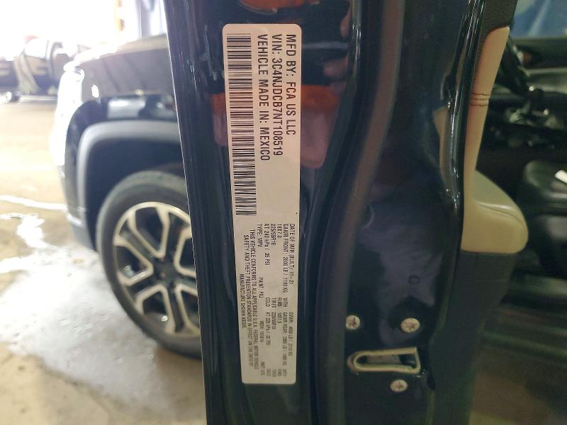 2022 Jeep Compass მანქანა იყიდება აუქციონზე, vin: 3C4NJDCB7NT108519, აუქციონის ნომერი: 49743776