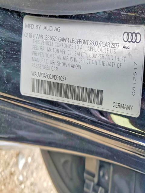 Aukcja sprzedaży 2018 Audi A7, vin: WAUW3AFC0JN091037, numer aukcji: 50112306