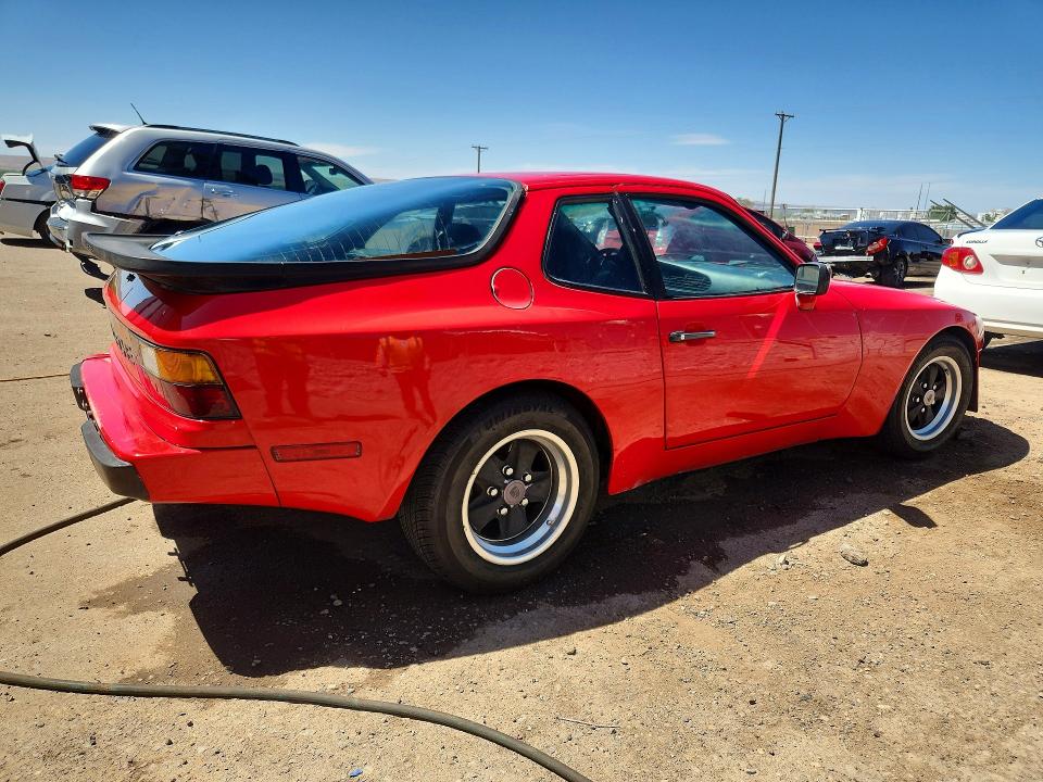 1986 Porsche 944 მანქანა იყიდება აუქციონზე, vin: WP0AA0941GN453967, აუქციონის ნომერი: 51332366
