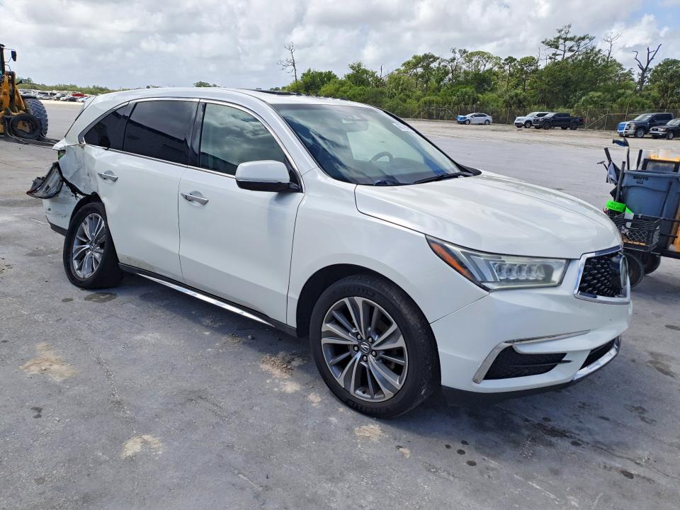 2017 Acura Mdx მანქანა იყიდება აუქციონზე, vin: 5FRYD4H54HB025624, აუქციონის ნომერი: 48776646