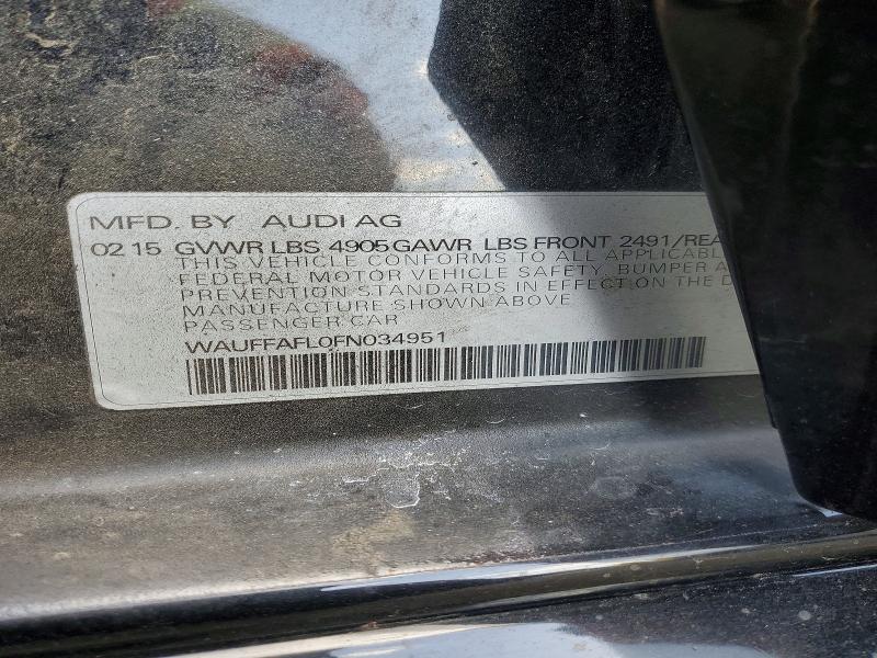 Aukcja sprzedaży 2015 Audi A4, vin: WAUFFAFL0FN034951, numer aukcji: 51028346