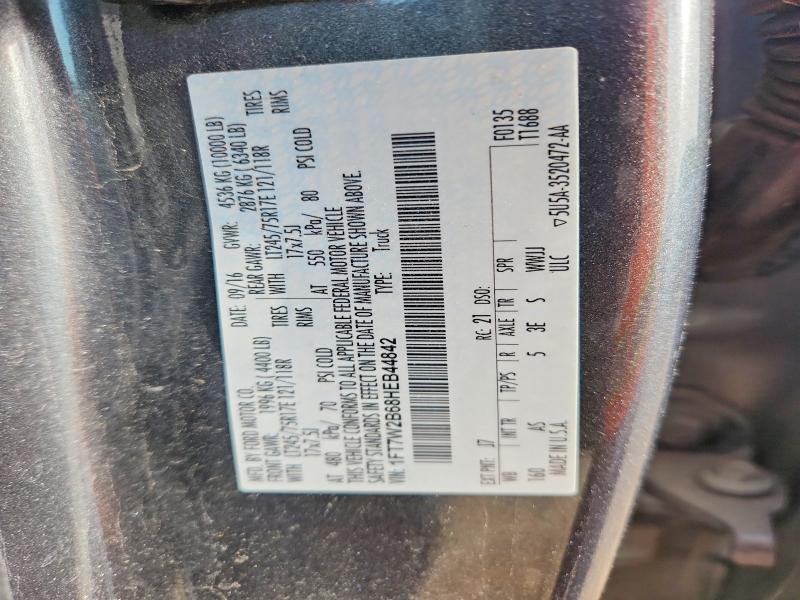 Продажа на аукционе авто 2017 Ford F250, vin: 1FT7W2B68HEB44842, номер лота: 51909286