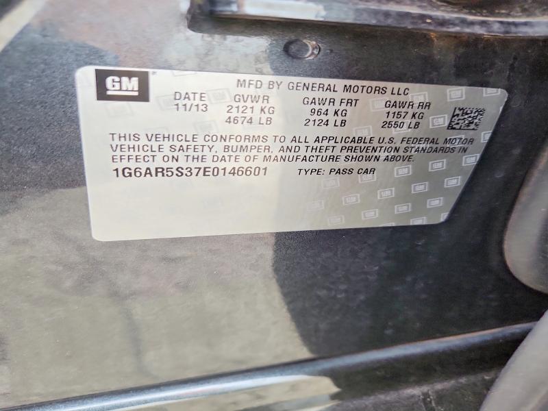 Продажа на аукционе авто 2014 Cadillac Cts, vin: 1G6AR5S37E0146601, номер лота: 50664366