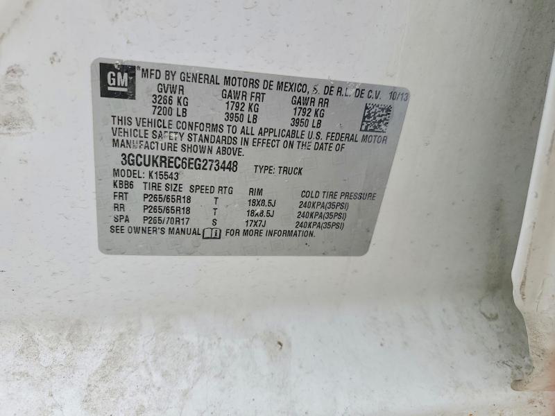 Продаж на аукціоні авто 2014 Chevrolet Silverado, vin: 3GCUKREC6EG273448, номер лоту: 51331706