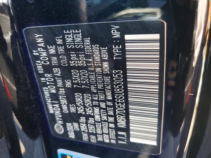 Aukcja sprzedaży 2025 Hyundai Palisade, vin: KM8R7DGE6SU853053, numer aukcji: 50998796