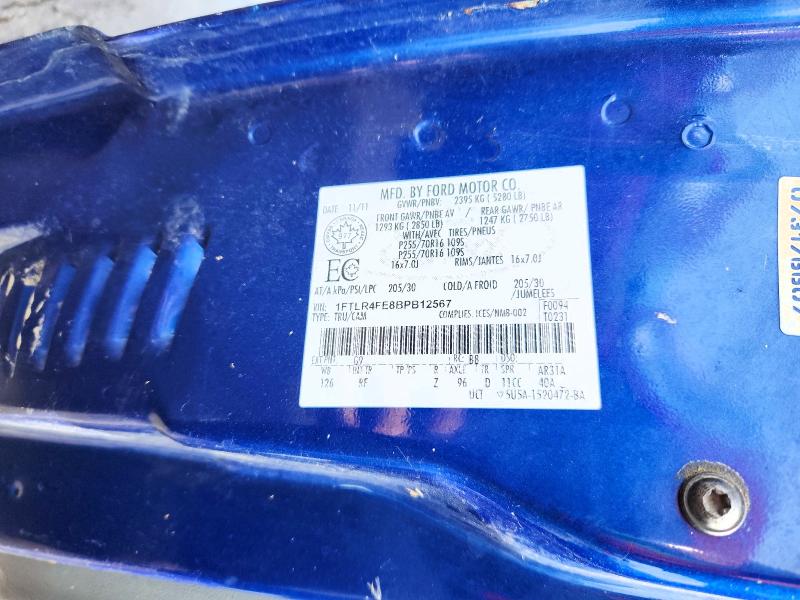Продажа на аукционе авто 2011 Ford Ranger, vin: 1FTLR4FE8BPB12567, номер лота: 49560086