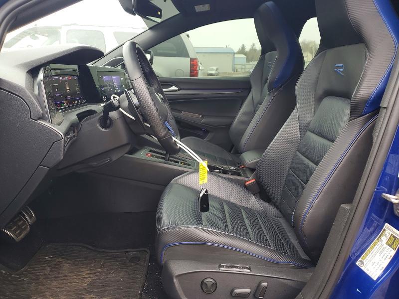 2022 Volkswagen Golf R მანქანა იყიდება აუქციონზე, vin: WVWEB7CDXNW127186, აუქციონის ნომერი: 49370936