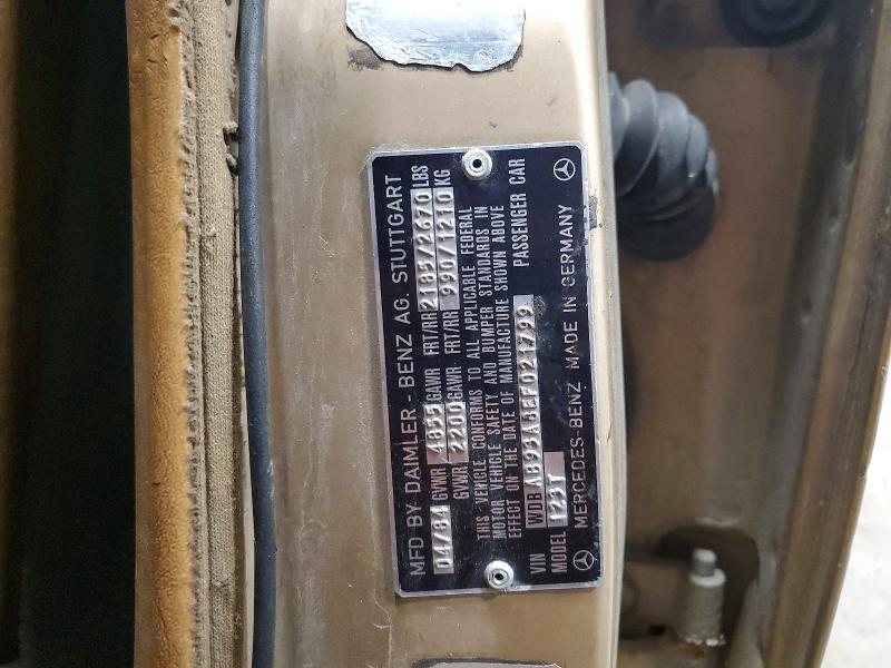Продажа на аукционе авто 1984 Mercedes-benz 300, vin: WDBAB93A8EF021799, номер лота: 50700536