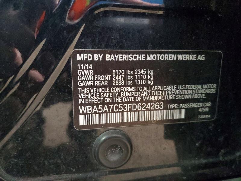 Продаж на аукціоні авто 2015 Bmw 528, vin: WBA5A7C53FD624263, номер лоту: 48662896
