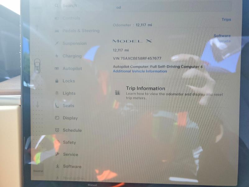 Aukcja sprzedaży 2024 Tesla Model X, vin: 7SAXCBE58RF457677, numer aukcji: 51057886