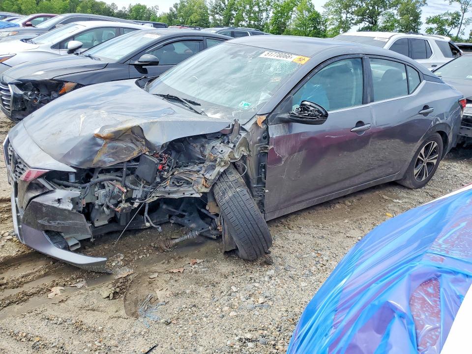 2021 Nissan Sentra მანქანა იყიდება აუქციონზე, vin: 3N1AB8CV3MY302109, აუქციონის ნომერი: 51778066