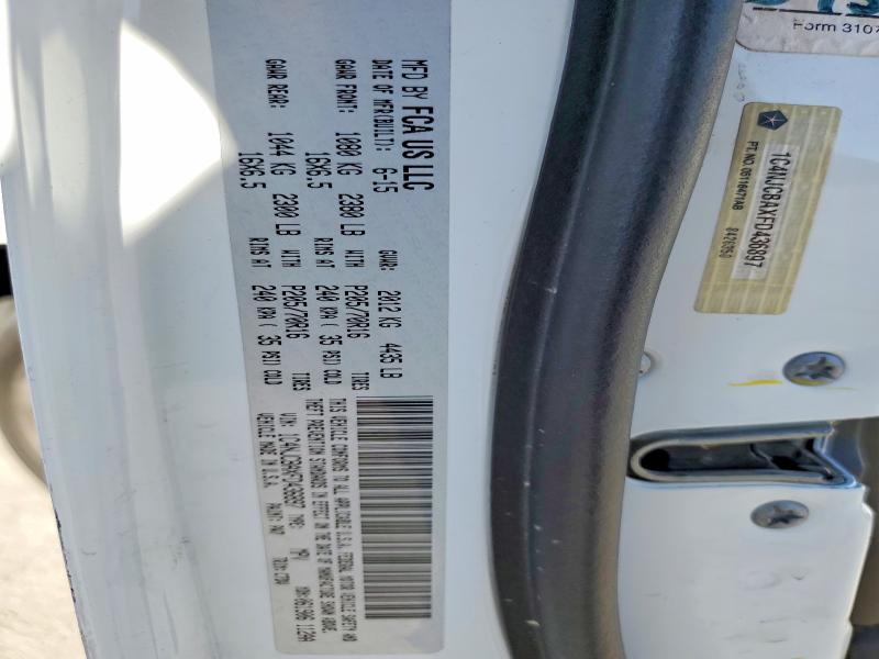 Aukcja sprzedaży 2015 Jeep Compass, vin: 1C4NJCBAXFD436897, numer aukcji: 48539026