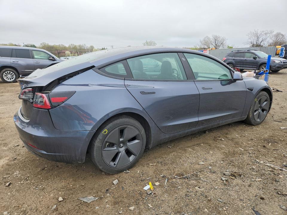 2021 Tesla Model 3 მანქანა იყიდება აუქციონზე, vin: 5YJ3E1EA5MF100169, აუქციონის ნომერი: 48637456