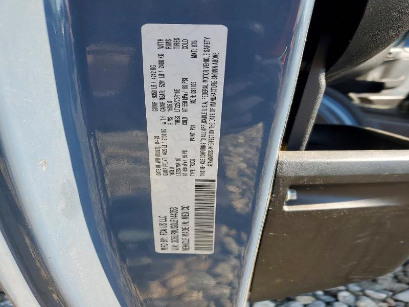 Auction sale of the 2020 Ram Promaster 3500, vin: 3C6URVJG0LE144053, lot number: 74595295