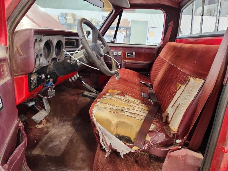 47655546 :رقم المزاد ، 1GCEK14H5FJ107652 vin ، 1985 Chev K10 مزاد بيع